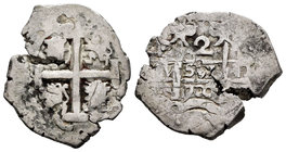 Charles II (1665-1700). 2 reales. 1700. Potosí. F. (Cal-633). Ag. 4,85 g. Scarce. Almost VF/Choice F. Est...50,00.