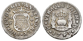 Philip V (1700-1746). 1/2 real. 1741. México. MF. (Cal-1866). Ag. 1,57 g. VF. Est...40,00.