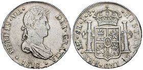 Ferdinand VII (1808-1833). 8 reales. 1818. Lima. JP. (Cal-486). Ag. 26,35 g. Choice VF. Est...90,00.