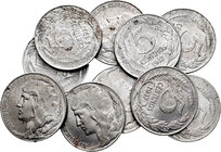 Lote de 10 monedas de 5 céntimos 1937. A EXAMINAR. UNC. Est...50,00.