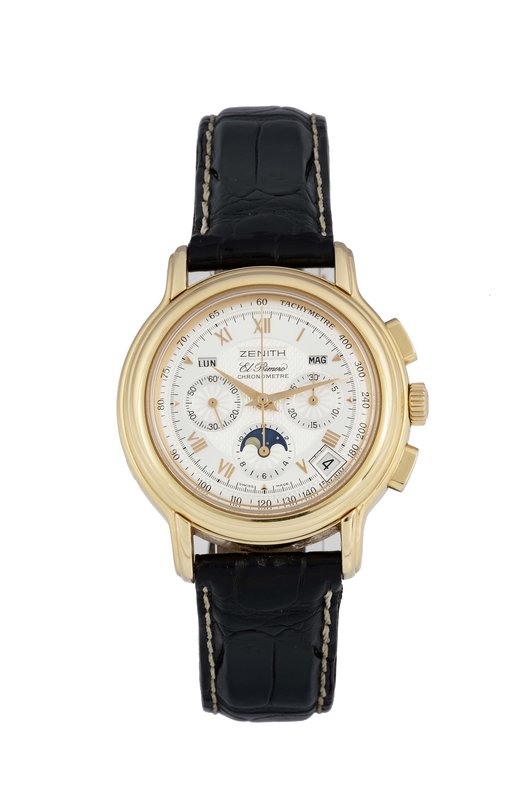 Zenith “El Primero”, “Chronometre”, Ref. 17 0240 410. Orologio da polso, automat...