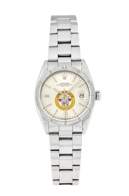 Rolex, “Oyster Perpetual, Date, Superlative Chronometer, Officially Certified”, ...