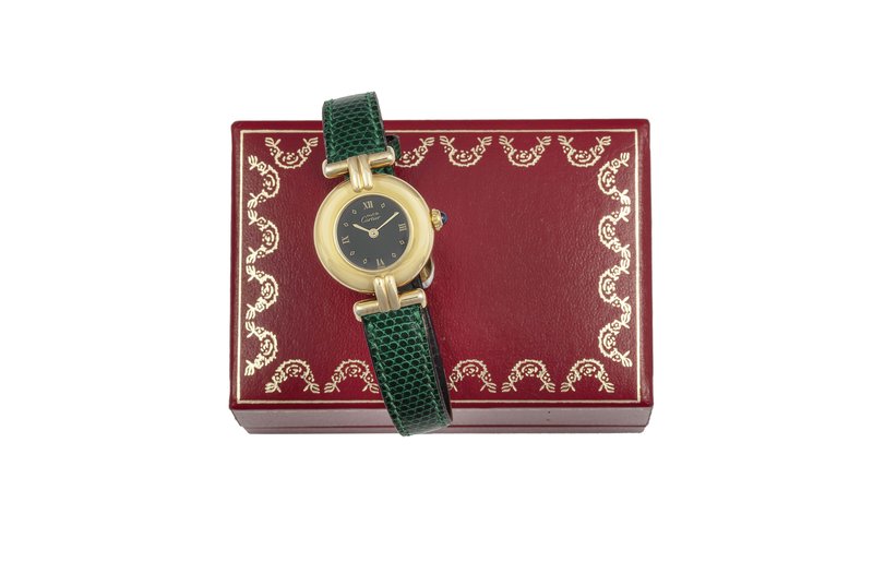 Cartier “Rivoli”, Ref. 058711. Orologio da polso, da donna, al quarzo, placcato ...