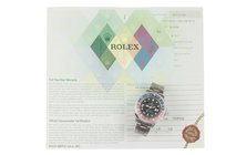 Rolex, “Oyster Perpetual Date, GMT-Master II, Superlative Chronometer, Officially Certified,” cassa No. K853750, Ref. 16710. Orologio da polso, in acc...