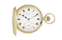 Sharman D. Neill, Belfast. Raro, orologio da tasca, occhio di bue, in oro giallo 18K con movimento carosello. Realizzato nel 1900 circa.
Sharman D. Ne...