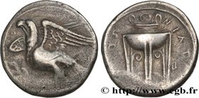 BRUTTIUM - CROTON
Type : Nomos ou statère 
Date : c. 350-300 AC. 
Mint name / Town : Crotone, Bruttium 
Metal : silver 
Diameter : 22  mm
Orientation ...