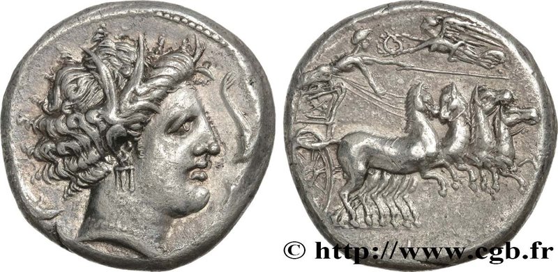 SICILY - SICULO-PUNIC - LILYBAION
Type : Tétradrachme 
Date : c. 330-305 AC. 
Mi...