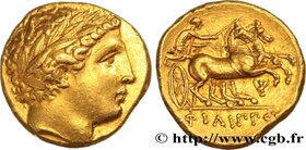 MACEDONIA - MACEDONIAN KINGDOM - PHILIP II
Type : Statère d'or 
Date : c. 340-328 AC. 
Mint name / Town : Pella, Macédoine 
Metal : gold 
Diameter : 1...