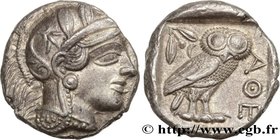 ATTICA - ATHENS
Type : Tétradrachme 
Date : c. 420 AC. 
Mint name / Town : Athènes 
Metal : silver 
Diameter : 24,5  mm
Orientation dies : 1  h.
Weigh...