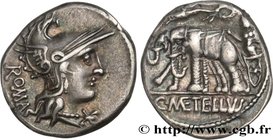 CAECILIA
Type : Denier 
Date : 125 AC. 
Mint name / Town : Rome 
Metal : silver 
Millesimal fineness : 950  ‰
Diameter : 18,5  mm
Orientation dies : 1...
