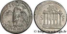 PETILLIA
Type : Denier 
Date : 43 AC. 
Mint name / Town : Rome 
Metal : silver 
Millesimal fineness : 950  ‰
Diameter : 18,5  mm
Orientation dies : 1 ...