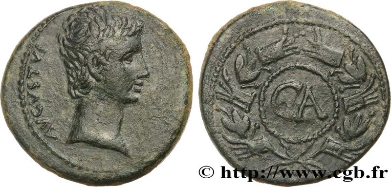 AUGUSTUS
Type : As 
Date : c. 25 AC. 
Mint name / Town : Asie, atelier incertain...