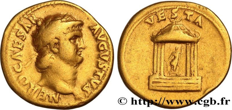 NERO
Type : Aureus 
Date : c. 65-66 
Mint name / Town : Rome 
Metal : gold 
Diam...