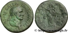 GALBA
Type : Sesterce 
Date : août - septembre 
Date : 68 
Mint name / Town : Rome 
Metal : copper 
Diameter : 34,5  mm
Orientation dies : 7  h.
Weigh...