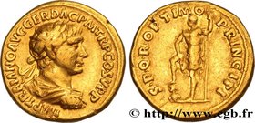 TRAJANUS
Type : Aureus 
Date : Decennalia 
Date : 107 
Mint name / Town : Rome 
Metal : gold 
Millesimal fineness : 1000  ‰
Diameter : 18,5  mm
Orient...