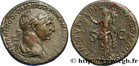 TRAJANUS
Type : Sesterce 
Date : 116 
Mint name / Town : Rome 
Metal : copper 
Diameter : 33,50  mm
Orientation dies : 6  h.
Weight : 24,47  g.
Rarity...
