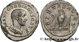 GORDIAN III
Type : Denier 
Date : février - mai 
Date : 238 
Mint name / Town : Rome 
Metal : billon 
Millesimal fineness : 450  ‰
Diameter : 21  mm
O...