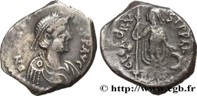 ANASTASIUS
Type : Miliarense 
Date : c. 492-518 
Mint name / Town : Thessalonique 
Metal : silver 
Diameter : 21  mm
Orientation dies : 6  h.
Weight :...