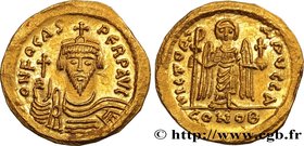 PHOCAS
Type : Solidus 
Date : 603-607 
Mint name / Town : Constantinople 
Metal : gold 
Millesimal fineness : 1000  ‰
Diameter : 21,5  mm
Orientation ...