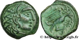 GALLIA - CARNUTES (Beauce area)
Type : Bronze à l’aigle et à la croisette 
Date : Ier siècle avant J.-C. 
Mint name / Town : Chartres (28) 
Metal : br...