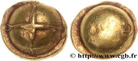 SENONES (Area of Sens)
Type : Statère globulaire à la croix, au torque 
Date : c. 100-80 AC. 
Metal : gold 
Diameter : 13  mm
Weight : 7,15  g.
Rarity...