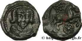 LEXOVII (Area of Lisieux)
Type : Bronze au personnage de face 
Date : c. 60-50 AC. 
Metal : bronze 
Diameter : 16  mm
Orientation dies : 12  h.
Weight...