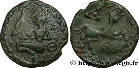GALLIA BELGICA - BELLOVACI (Area of Beauvais)
Type : Bronze à l’archer agenouillé et au petit cheval 
Date : c. Ier siècle avant J.-C. 
Mint name / To...