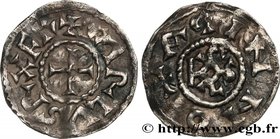 CHARLEMAGNE
Type : Denier 
Date : 780-800 
Mint name / Town : Agen 
Metal : silver 
Diameter : 21  mm
Orientation dies : 5  h.
Weight : 1,72  g.
Rarit...