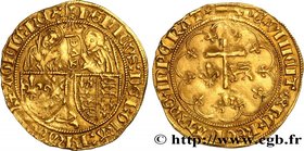 HENRY VI OF LANCASTER
Type : Salut d'or 
Date : 06/09/1423 
Date : n.d. 
Mint name / Town : Dijon 
Metal : gold 
Millesimal fineness : 1000  ‰
Diamete...