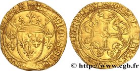 LOUIS XI THE "PRUDENT"
Type : Écu d'or à la couronne ou écu neuf 
Date : 31/12/1461 
Mint name / Town : Saint-Lô 
Metal : gold 
Millesimal fineness : ...