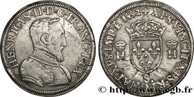 HENRY II
Type : Teston à la tête nue, 1er type (frappe au moulin) 
Date : 1552 
Mint name / Town : Troyes 
Quantity minted : 5040 
Metal : silver 
Mil...