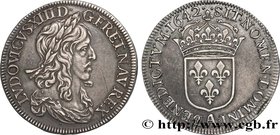 LOUIS XIII
Type : Demi-écu, 2e type, 1er poinçon de Warin 
Date : 1642 
Mint name / Town : Paris, Monnaie du Louvre 
Metal : silver 
Millesimal finene...