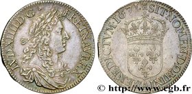LOUIS XIV "THE SUN KING"
Type : Demi-écu au buste juvénile, 4e type 
Date : 1671 
Mint name / Town : Paris 
Quantity minted : 94451 
Metal : silver 
M...