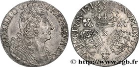 LOUIS XIV "THE SUN KING"
Type : Quart d'écu aux trois couronnes 
Date : 1710 
Mint name / Town : Aix-en-Provence 
Metal : silver 
Millesimal fineness ...