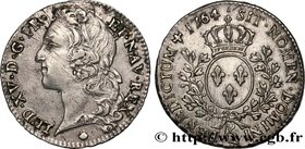 LOUIS XV THE BELOVED
Type : Demi-écu dit "au bandeau" 
Date : 1764 
Mint name / Town : Perpignan 
Metal : silver 
Millesimal fineness : 917  ‰
Diamete...