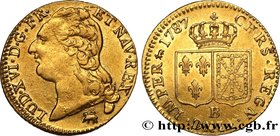 LOUIS XVI
Type : Louis d'or dit "aux écus accolés" 
Date : 1787 
Mint name / Town : Rouen 
Quantity minted : 99086 
Metal : gold 
Millesimal fineness ...