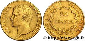 PREMIER EMPIRE / FIRST FRENCH EMPIRE
Type : 20 Francs or 
Date : An 14 (1805) 
Mint name / Town : Limoges 
Quantity minted : 1.628 
Metal : gold 
Mill...