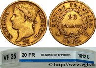 PREMIER EMPIRE / FIRST FRENCH EMPIRE
Type : 20 francs or Napoléon tête laurée, Empire français 
Date : 1812 
Mint name / Town : Turin 
Quantity minted...