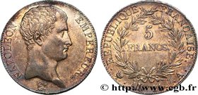 PREMIER EMPIRE / FIRST FRENCH EMPIRE
Type : 5 francs Napoléon Empereur, Calendrier révolutionnaire 
Date : An 14 (1805) 
Mint name / Town : Paris 
Qua...