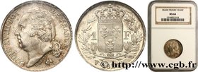 LOUIS XVIII
Type : 1 franc Louis XVIII 
Date : 1824 
Mint name / Town : Lille 
Quantity minted : 387938 
Metal : silver 
Millesimal fineness : 900  ‰
...