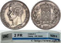 CHARLES X
Type : 2 francs Charles X 
Date : 1829 
Mint name / Town : La Rochelle 
Quantity minted : 48.526 
Metal : silver 
Millesimal fineness : 900 ...
