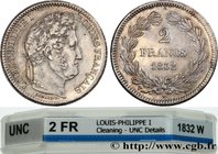 LOUIS-PHILIPPE I
Type : 2 francs Louis-Philippe 
Date : 1832 
Mint name / Town : Lille 
Quantity minted : 426340 
Metal : silver 
Millesimal fineness ...