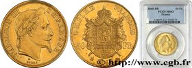 SECOND EMPIRE
Type : 50 francs or Napoléon III, tête laurée 
Date : 1868 
Mint name / Town : Strasbourg 
Metal : gold 
Millesimal fineness : 900  ‰
Di...