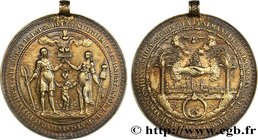 GERMANY
Type : Médaille de mariage par le graveur Dadler 
Date : n.d. 
Metal : gold plated silver 
Diameter : 74  mm
Engraver : DALDER 
Weight : 52,8 ...