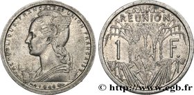 REUNION French Union
Type : 1 Franc 
Date : 1948 
Mint name / Town : Monnaie de Paris 
Quantity minted : 500 
Metal : aluminium 
Diameter : 23  mm
Ori...
