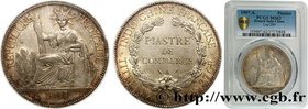 FRENCH INDOCHINA
Type : 1 Piastre de Commerce 
Date : 1907 
Mint name / Town : Paris 
Quantity minted : 14061745 
Metal : silver 
Millesimal fineness ...