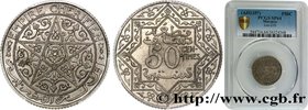MOROCCO - FRENCH PROTECTORATE
Type : 50 Centimes (Essai) en cupro-nickel 
Date : n.d. 
Mint name / Town : Paris 
Metal : copper nickel 
Diameter : 23,...