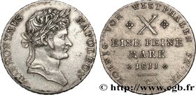GERMANY - KINGDOM OF WESTPHALIA - JÉRÔME NAPOLÉON
Type : Thaler de convention, 2e type 
Date : 1811 
Mint name / Town : Cassel 
Metal : silver 
Milles...