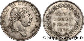 GREAT-BRITAIN - ANNE STUART - GEORGE III
Type : 3 Shillings Bank token 
Date : 1812 
Quantity minted : - 
Metal : silver 
Millesimal fineness : 925  ‰...
