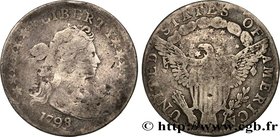 UNITED STATES OF AMERICA
Type : Dime Draped Bust 
Date : 1798 
Quantity minted : 27550 
Metal : silver 
Millesimal fineness : 892  ‰
Diameter : 19  mm...